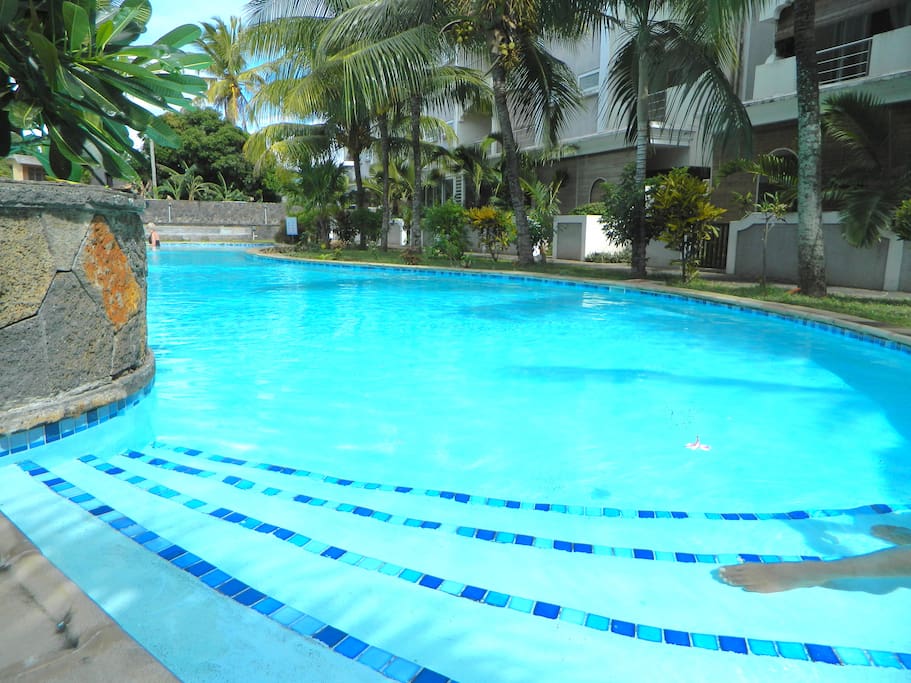 Swimming view / Vue du Piscine du Villa