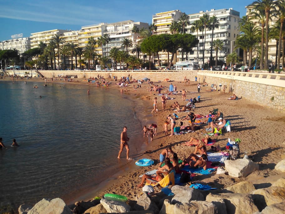 plages publiques croisette Cannes