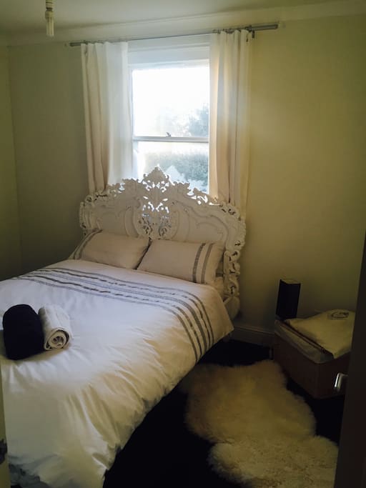 Your room :-) Soft to medium high quality mattress, 10,5 Togg premium duvet- double bed.