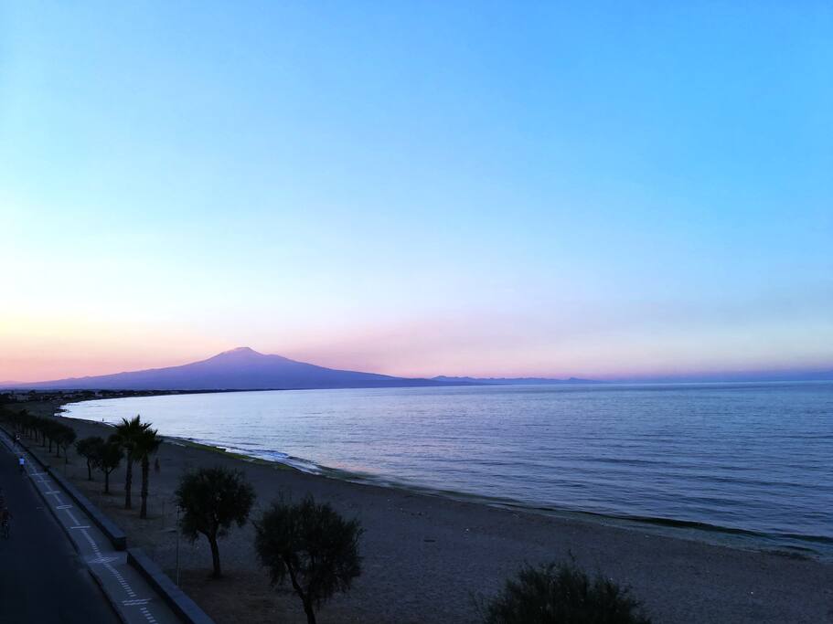 Panoramica mare ed Etna