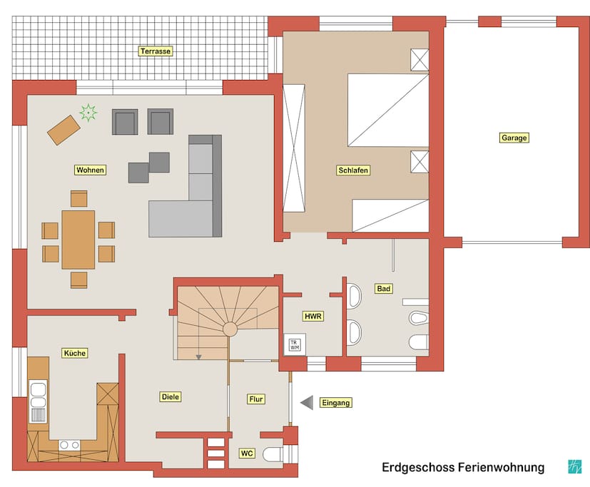 Grundriss Erdgeschoss