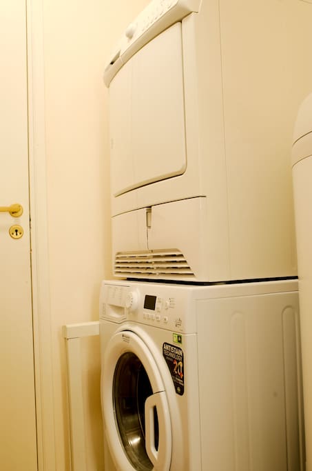 Washing machine and dryer available
