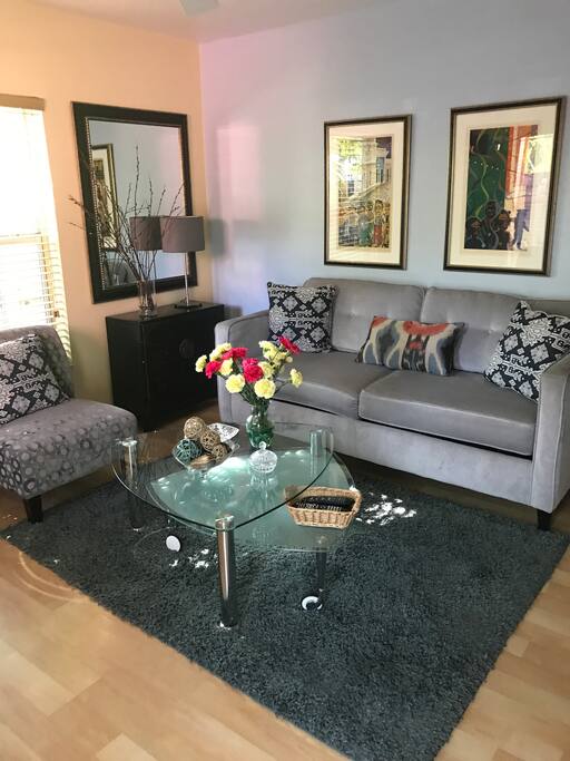 Living Room with sleeper sofa