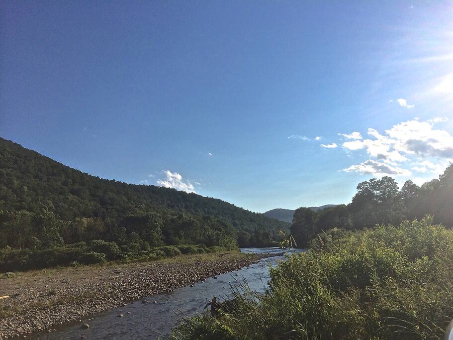 Tweed River looking down the valley