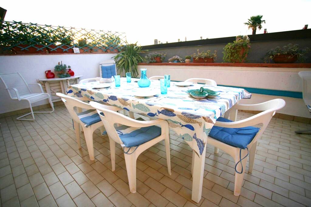 Terrazzo super attrezzato