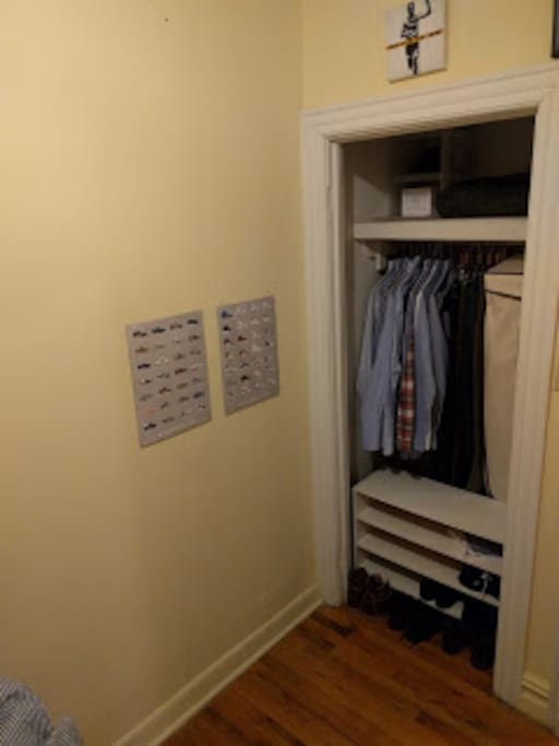 Closet to hang clothes