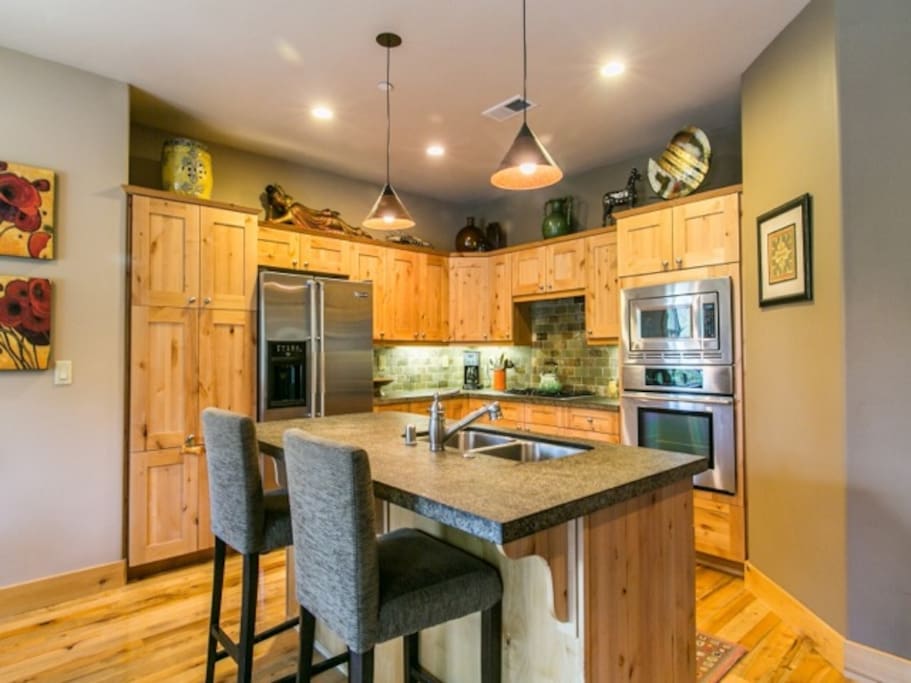 We have a lovely updated kitchen