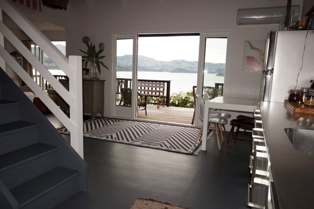 Looking out from in