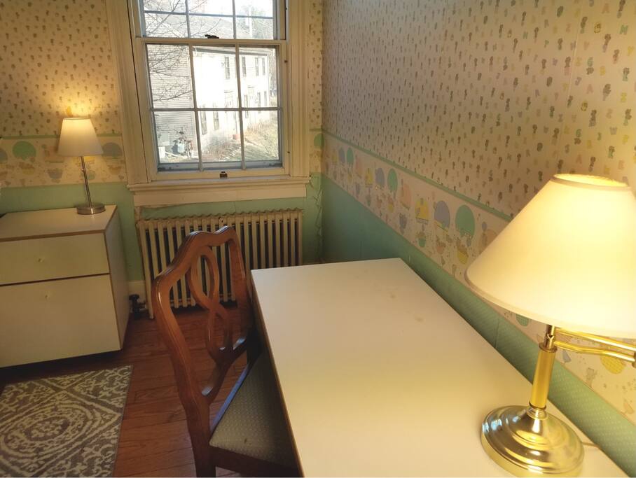 Desk and chair