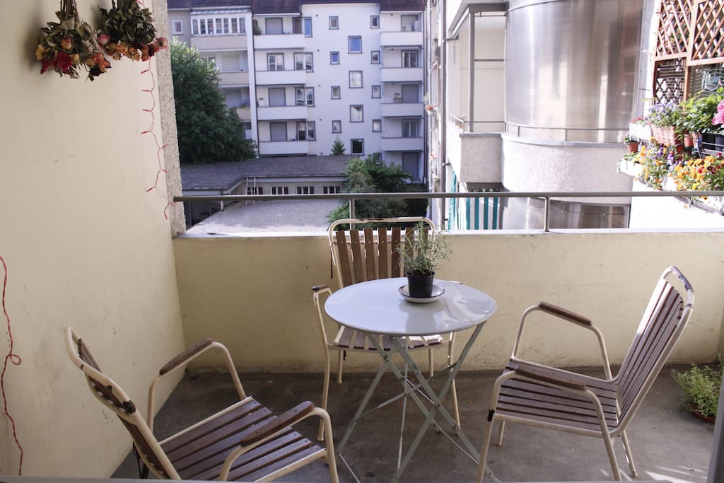 the balcony