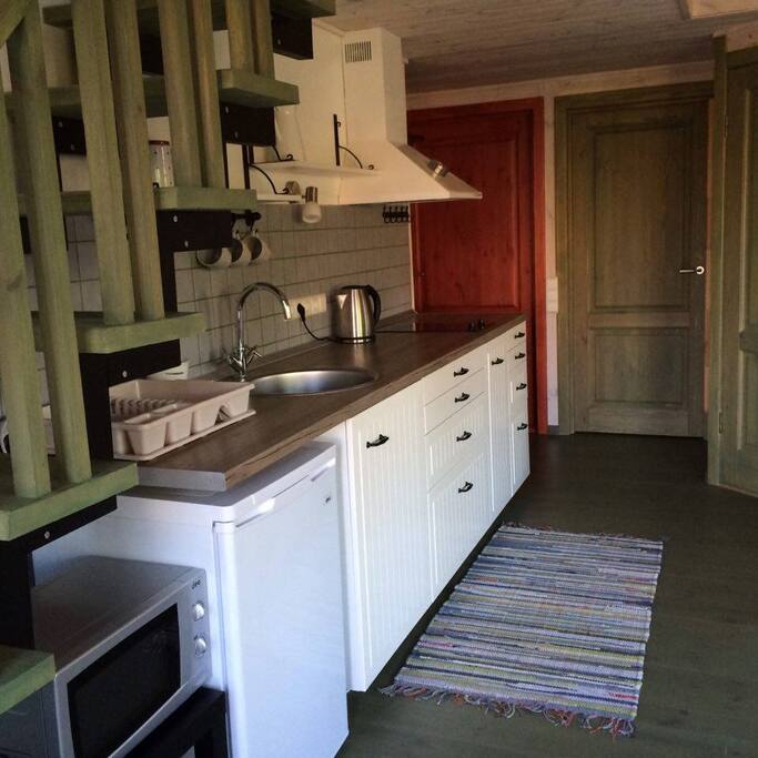 Kitchen in the living room