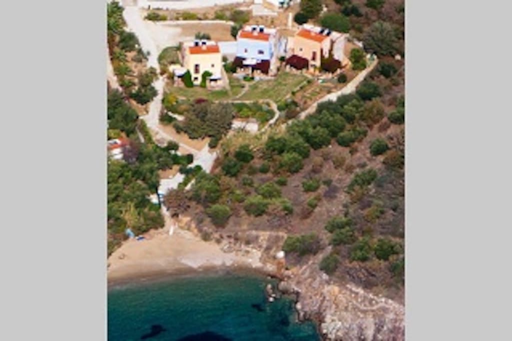 Air picture "houses and Anchor Beach