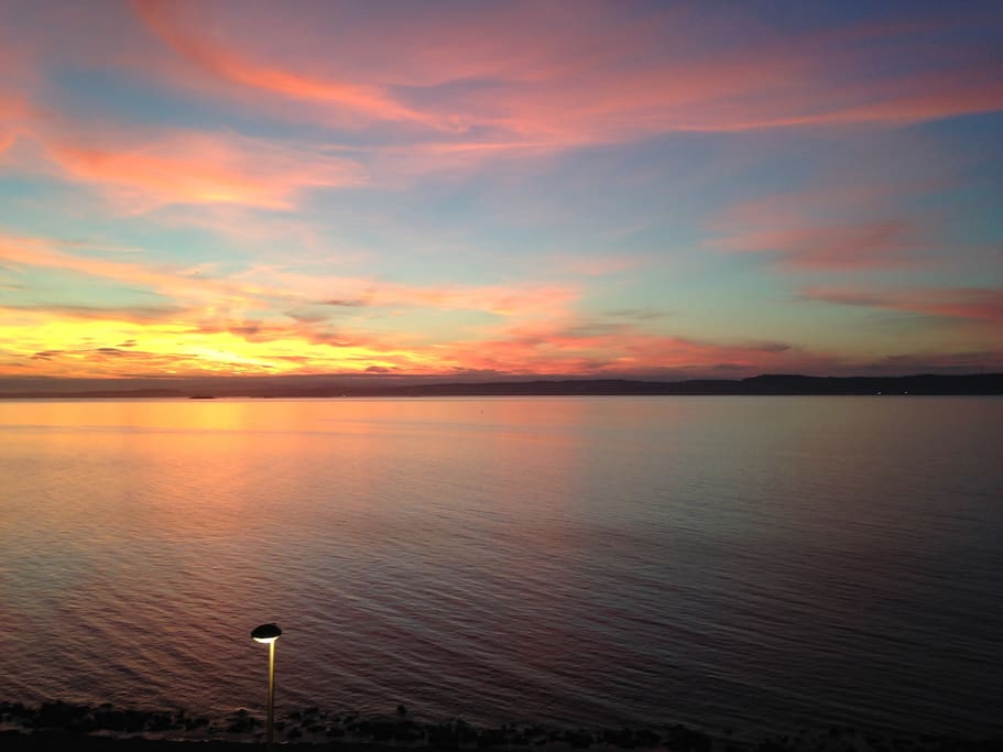 Sunset from Lounge Window
