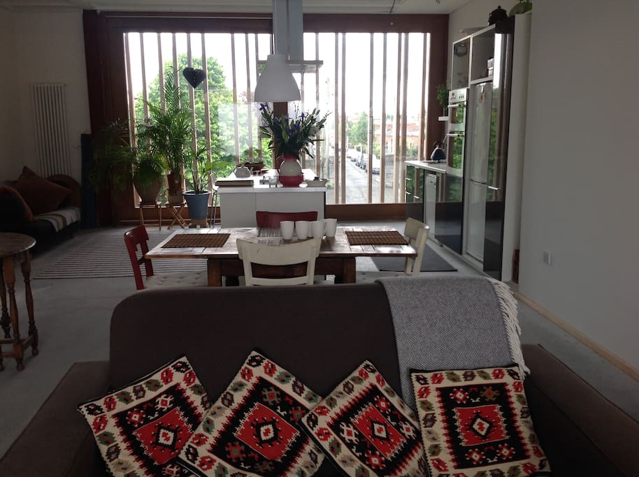 Kitchen/Dining/Living