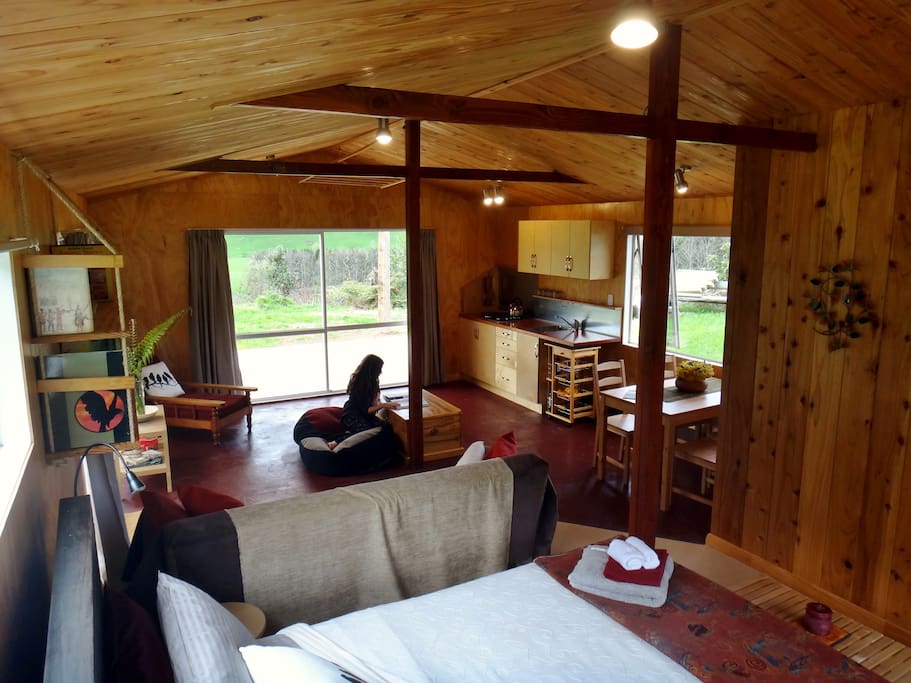 Nice, warm, relaxing space to unwind and recharge