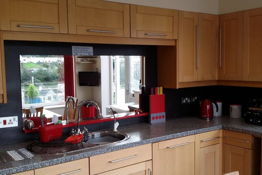 Kitchen for guests only