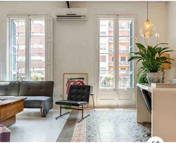Eclectic 2bed,Passeig Sant Joan area
