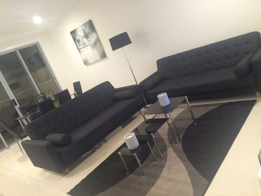 Kitchen Meals area with 2 sofa beds if required