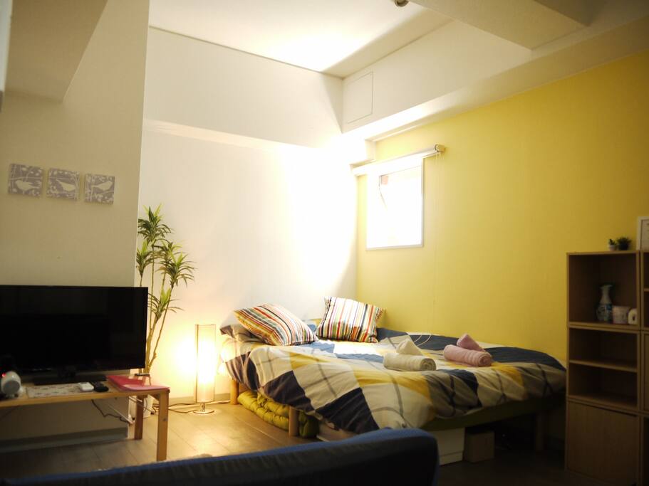 Fashionable and comfy room!