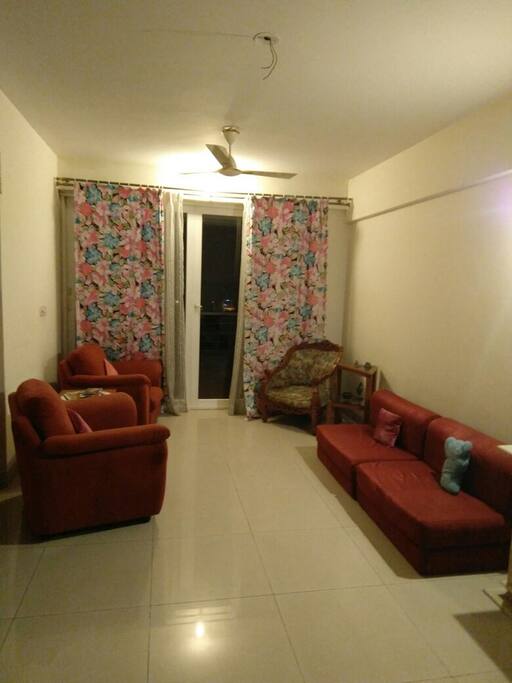 The living room which will serve as your space to unwind and plan your days and perhaps pen a few thoughts !