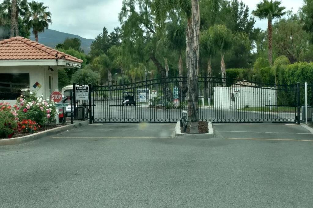 24 hour guarded gate