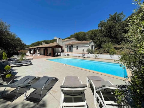 Lovely villa with swimming pool 8 minutes from Carcassonne