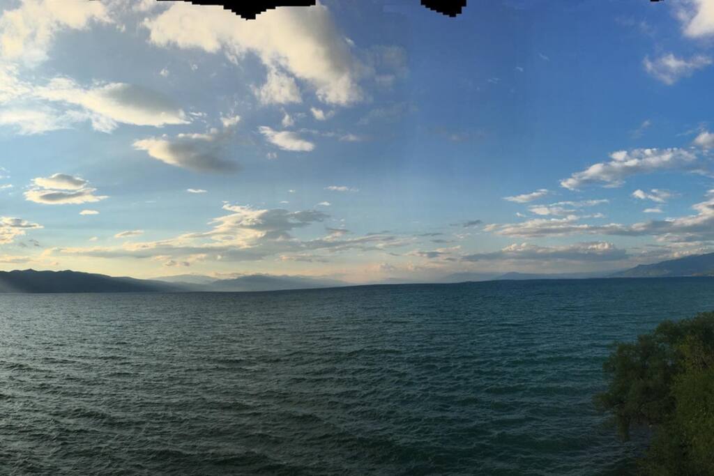 View from the monastery Sv. Naum