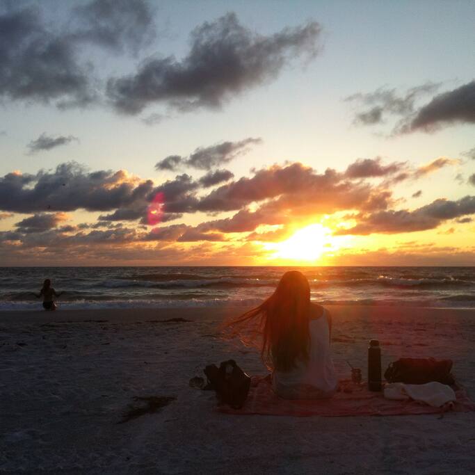 Beach is just a bike ride away