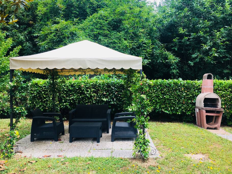 Gazebo e barbecue