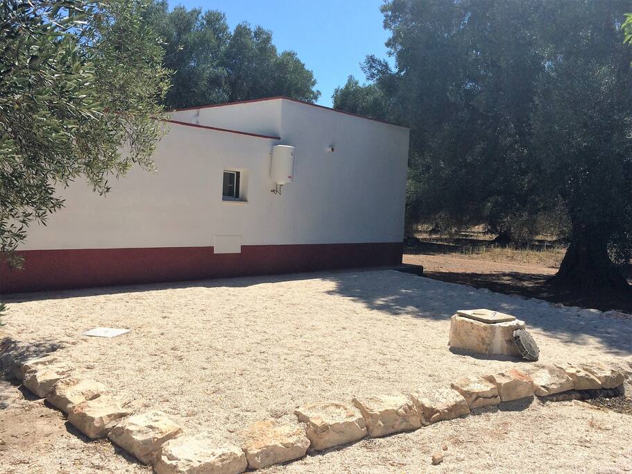 Private patio area