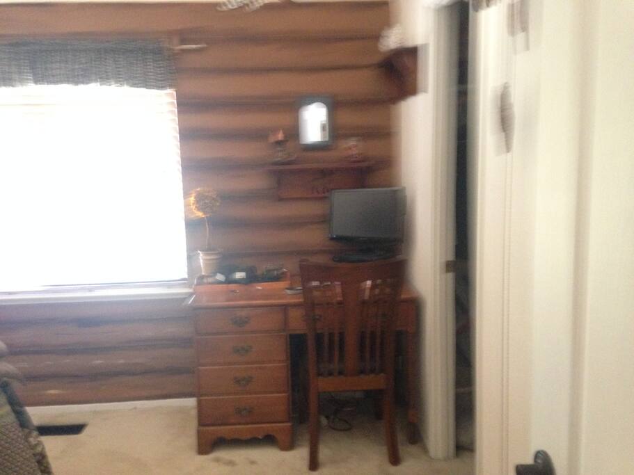 Bedroom with New Queen bed
