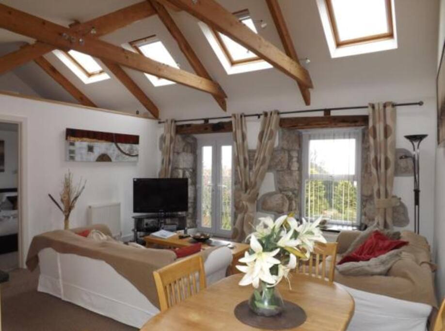 Open plan living area