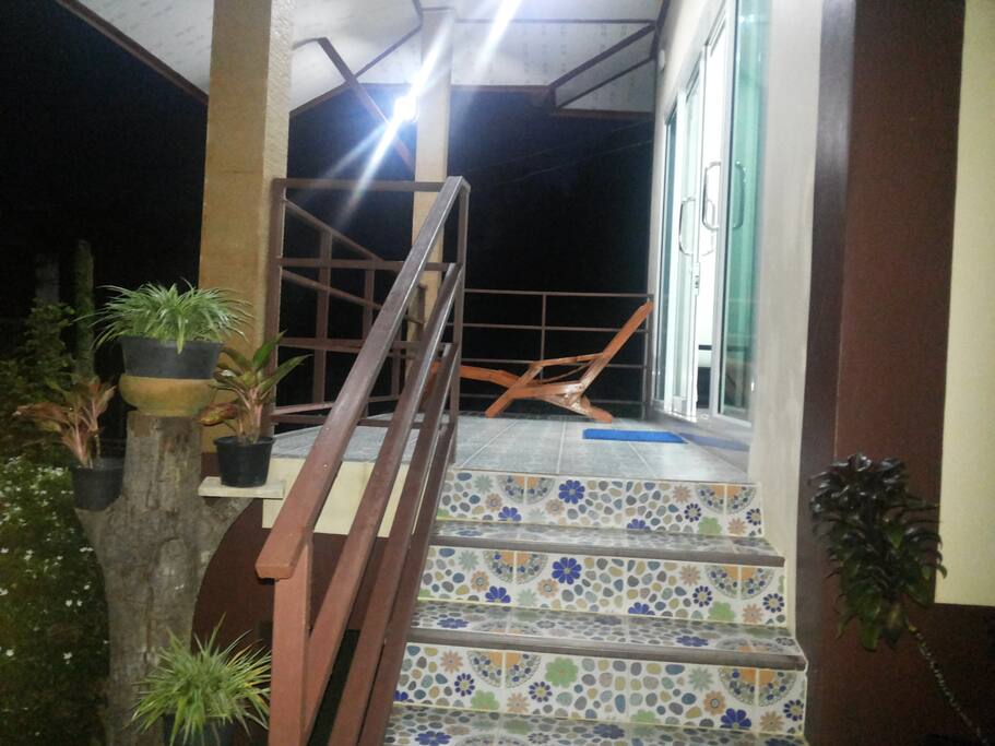 front terrace