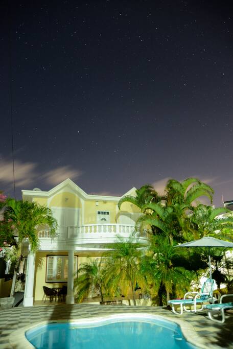 Villa Yumesah, sous un ciel étoilé