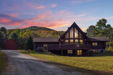 Adirondack Chalet on 80 private acres