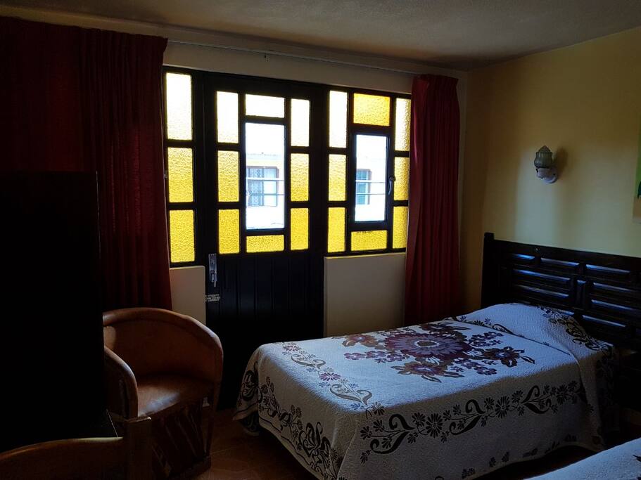 Habitación para dos personas con dos camas individuales