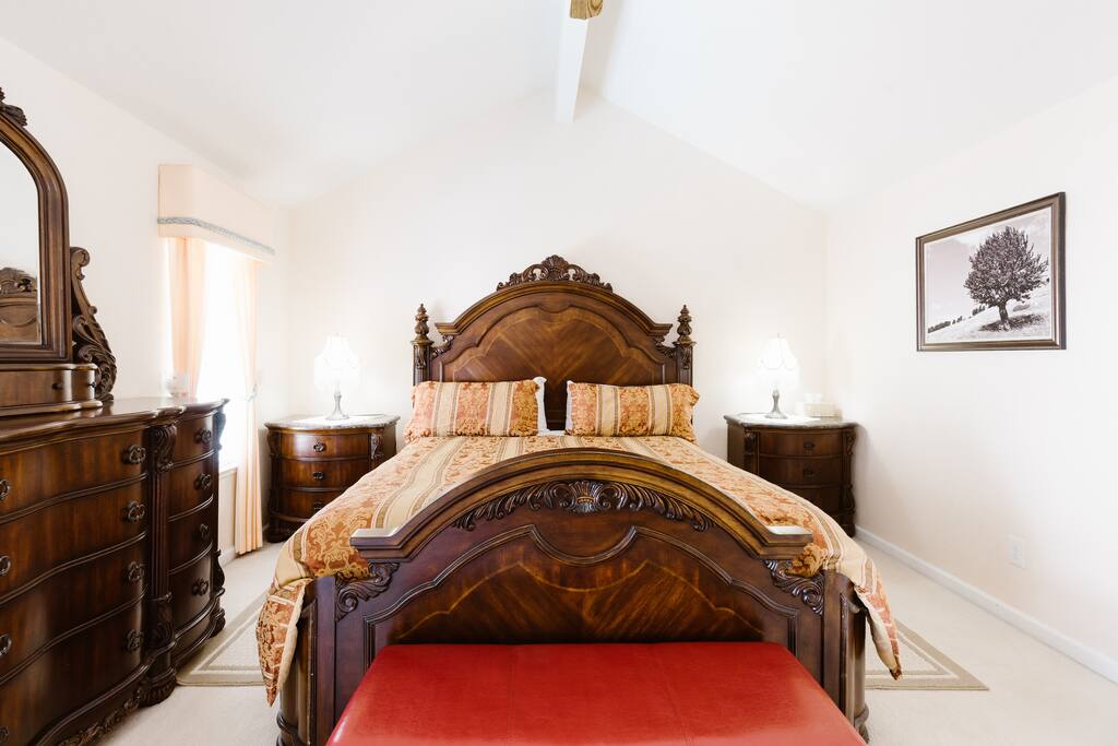 Master Bedroom with Cal-King size Bed