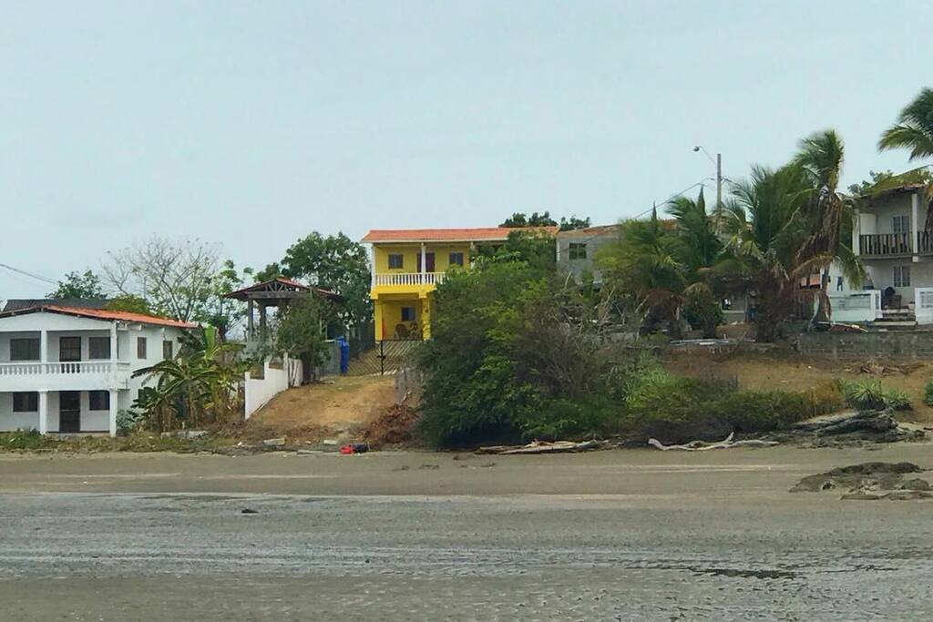 Secure front gate and fence around the property allow you to enjoy the beach.