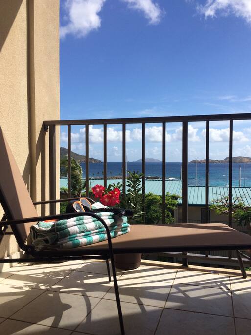 view from our balcony