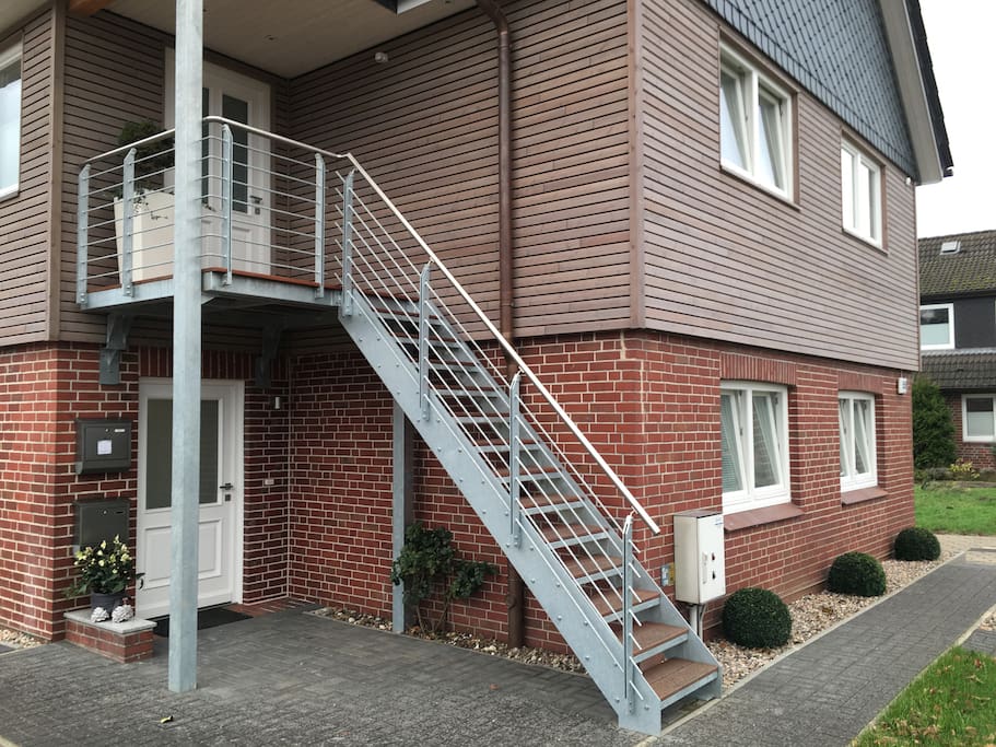Eingang im Erdgeschoss