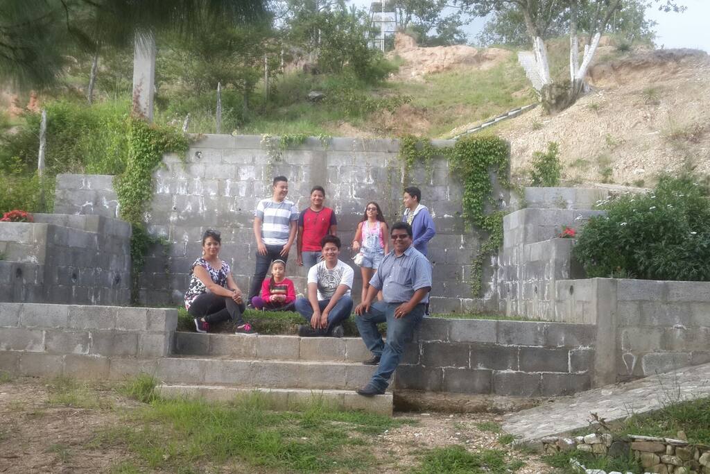 Parte de atras de la villa