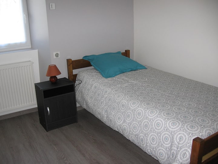 Spálňa s 1 samostatným lôžkom