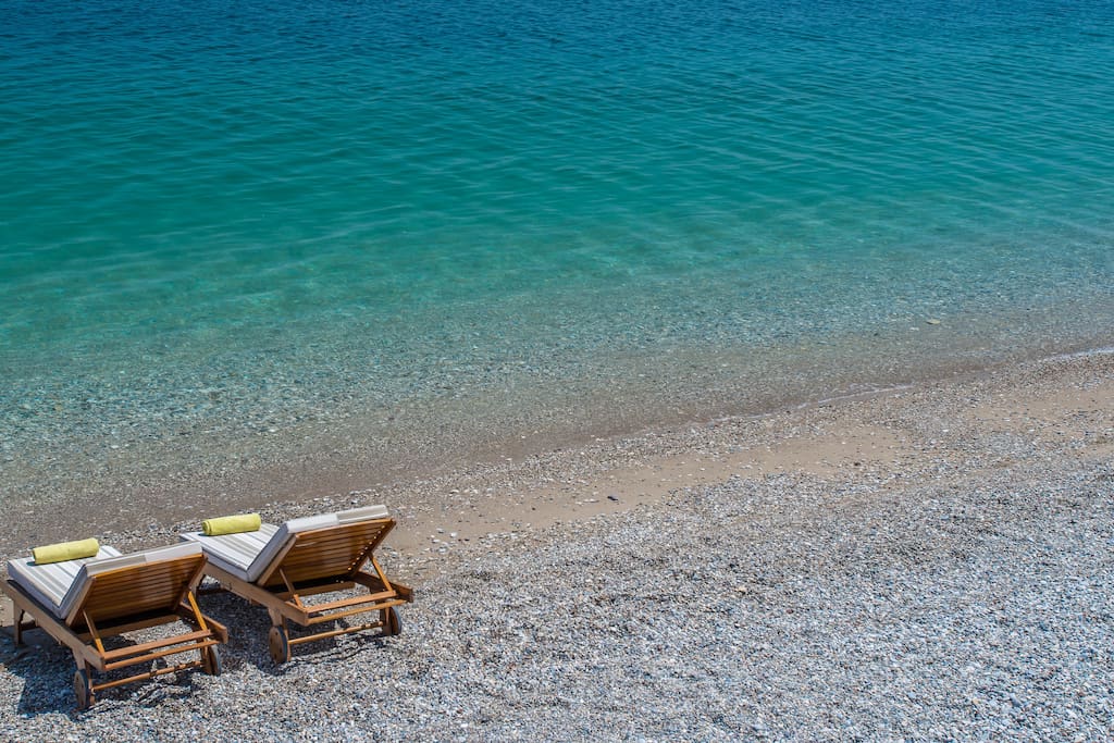 Beach out side of the house!