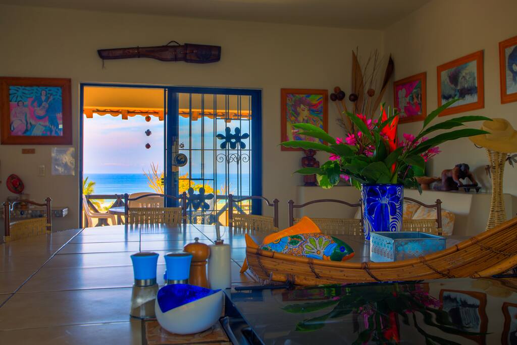 Ocean view kitchen