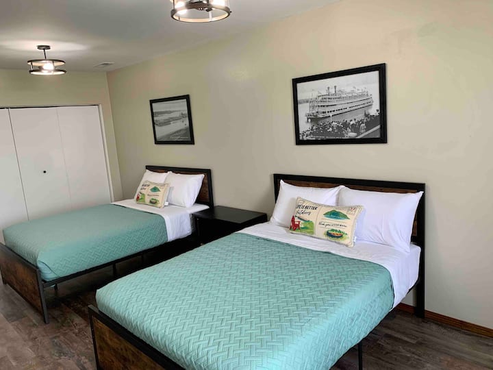Two double beds