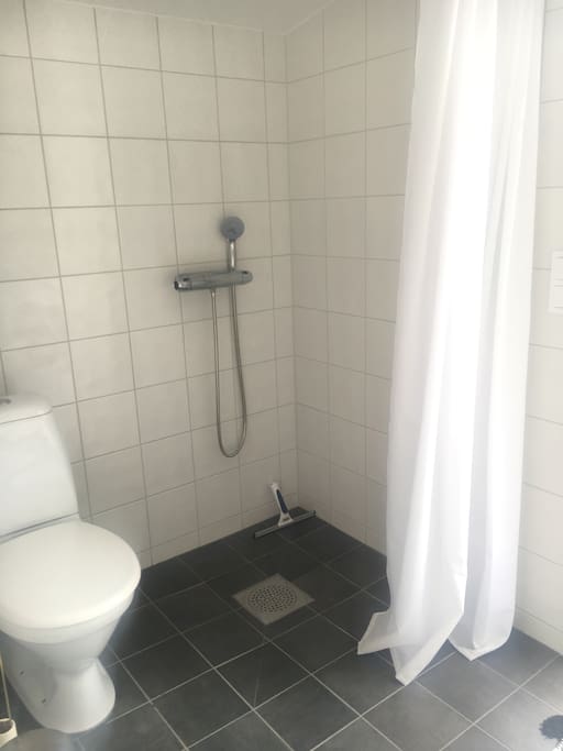 Toalett och dusch