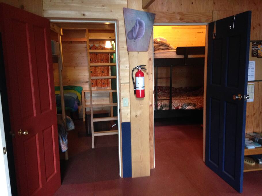 2 side by side private rooms