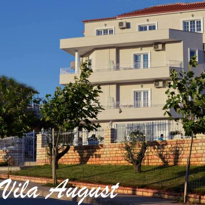 Front view of the Villa