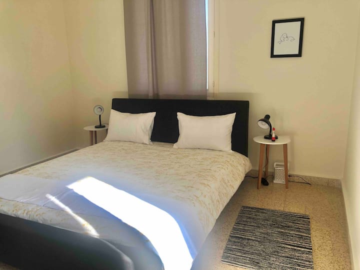 Parents’ bedroom with its own small balcony