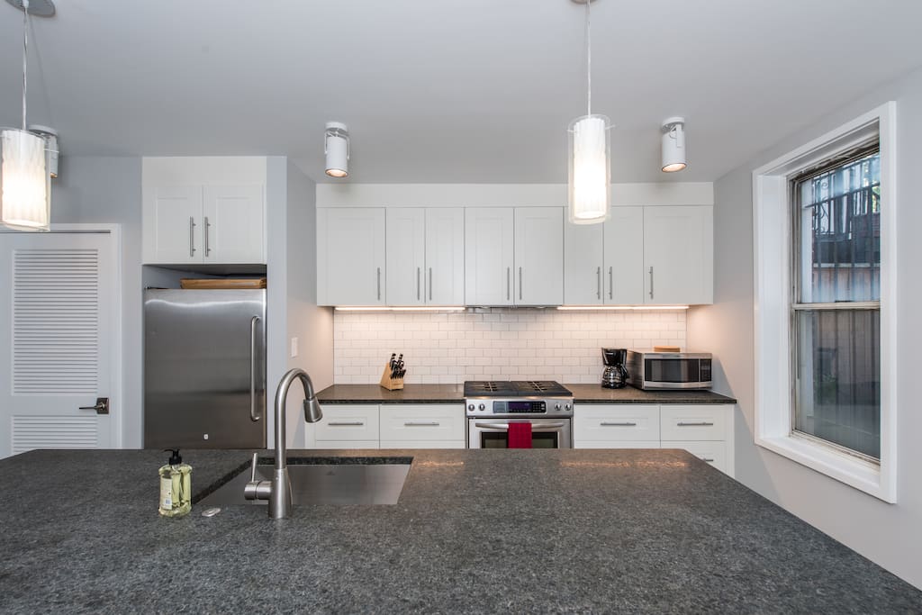 Newly renovated kitchen